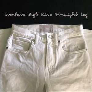 Everlane High Rise Straight Jean